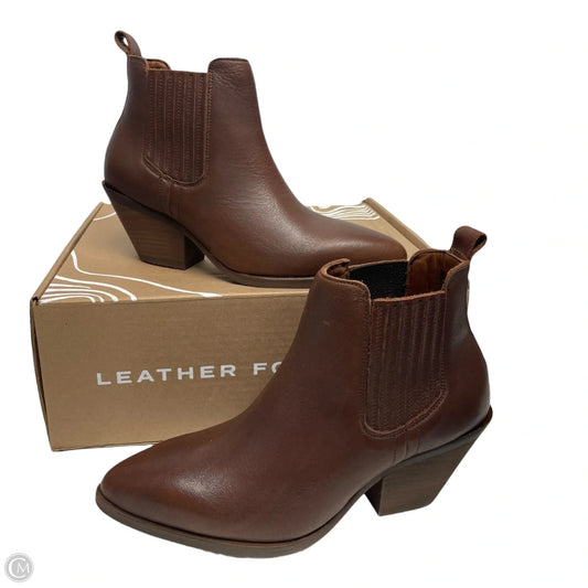 Boots Leather By Cmb In Tan, Size: 7