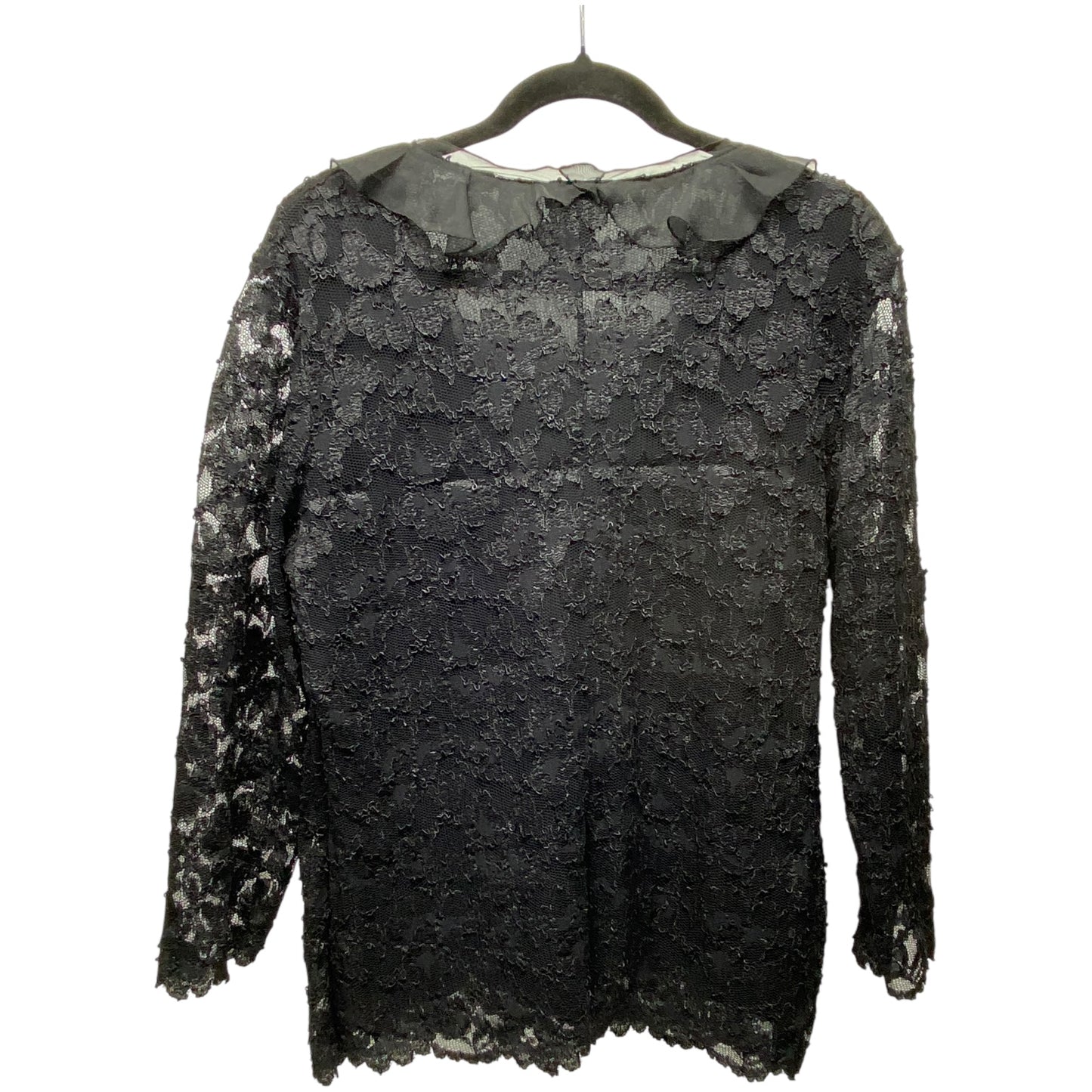 Top Long Sleeve By Harper In Black, Size: Xl