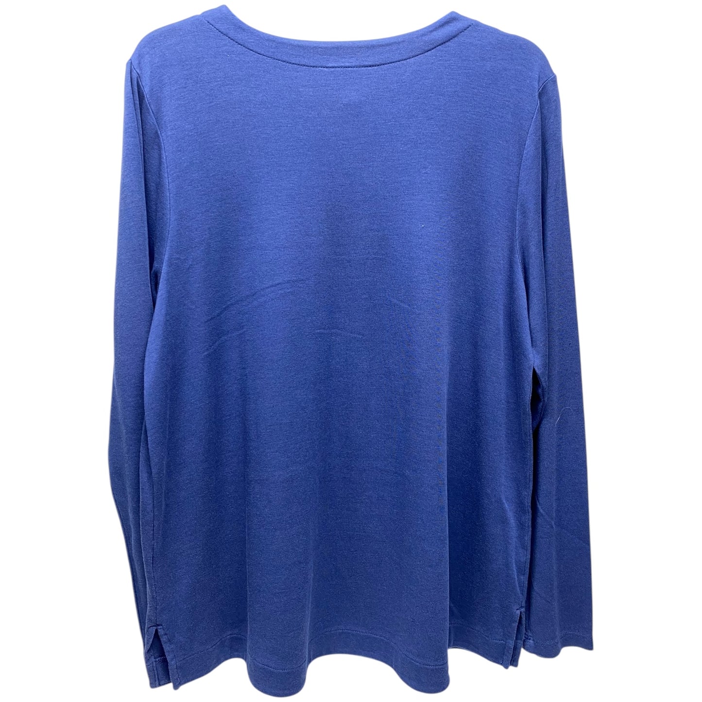 Top Long Sleeve Basic By J. Jill In Blue, Size: L