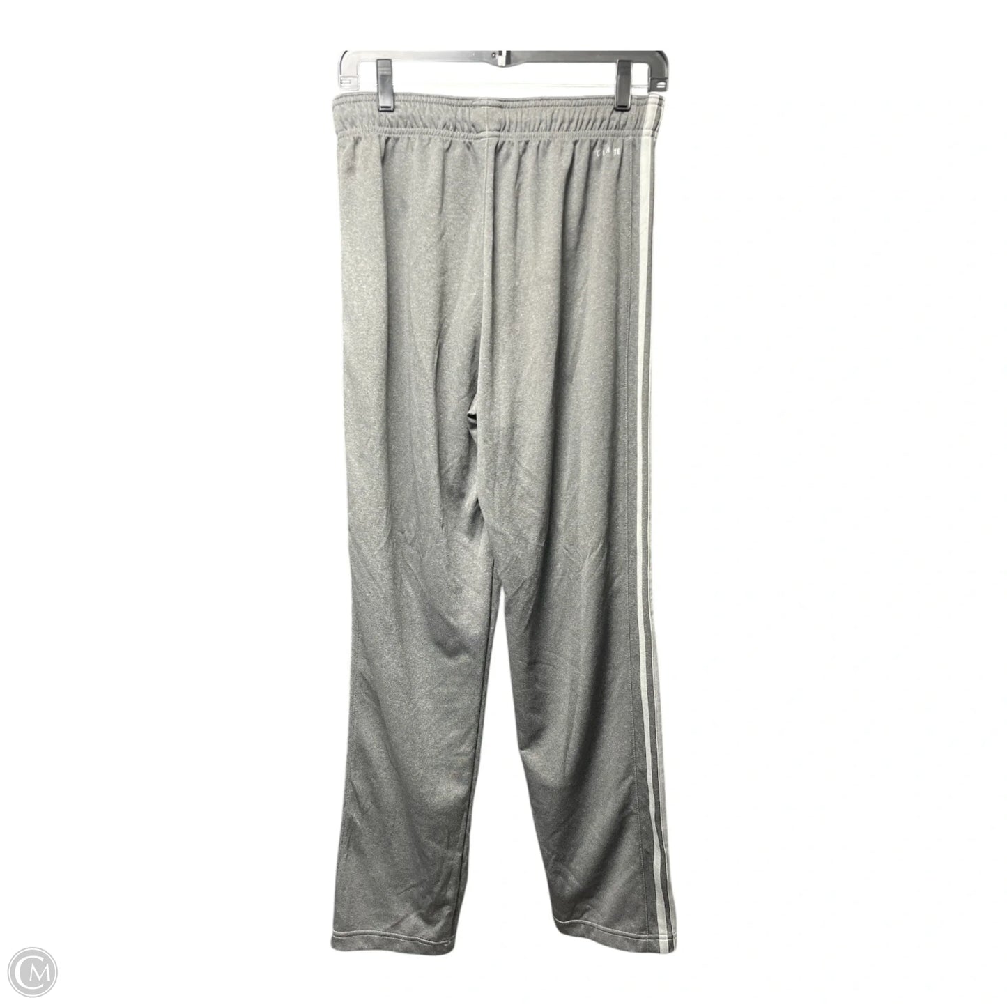 Athletic Pants By Adidas In Grey, Size: M