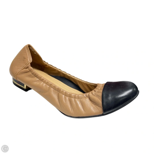 Shoes Flats By Nurture In Black & Tan, Size: 6.5