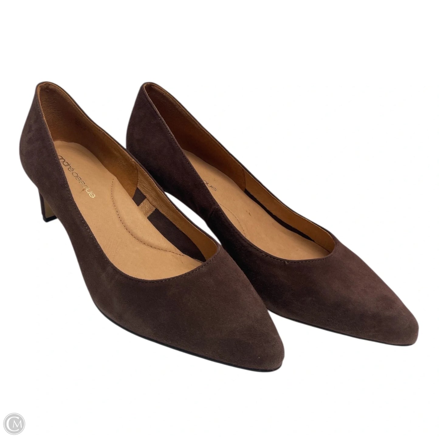 Shoes Heels Kitten By andre assous -  In Brown, Size: 9