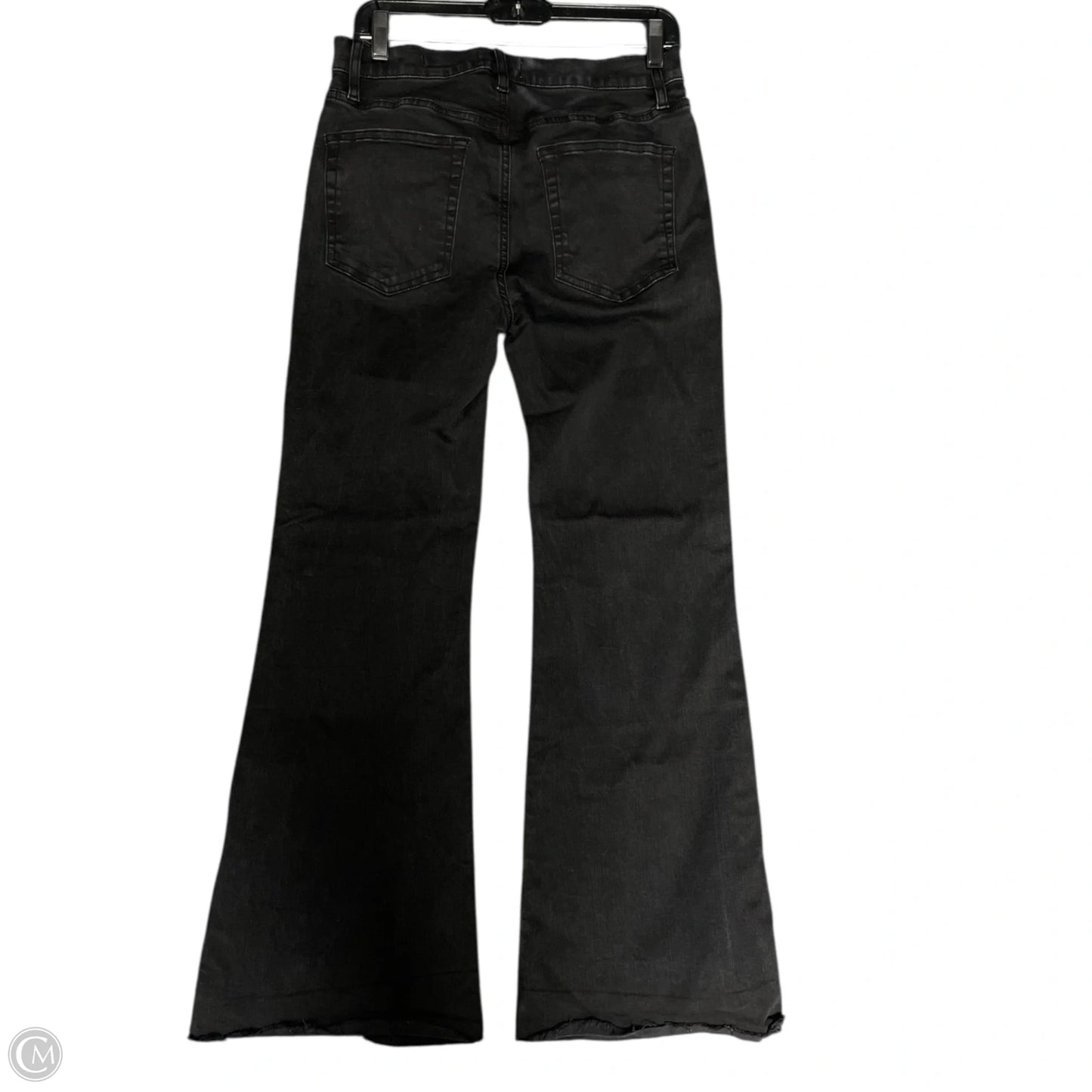 Jeans Flared By Frame In Black, Size: 10
