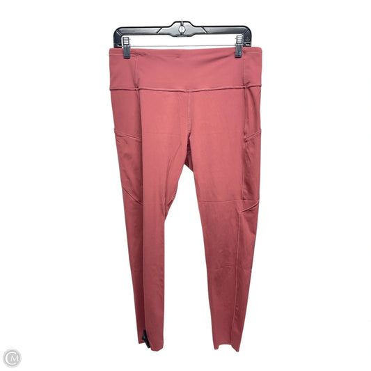 Athletic Leggings By Lululemon In Pink, Size: 12