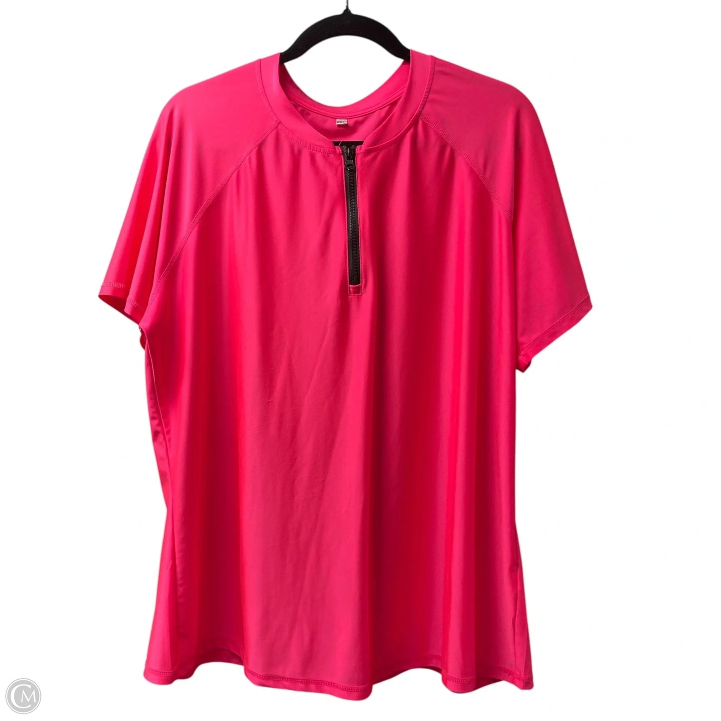 Top Short Sleeve By Clothes Mentor In Pink, Size: 2x