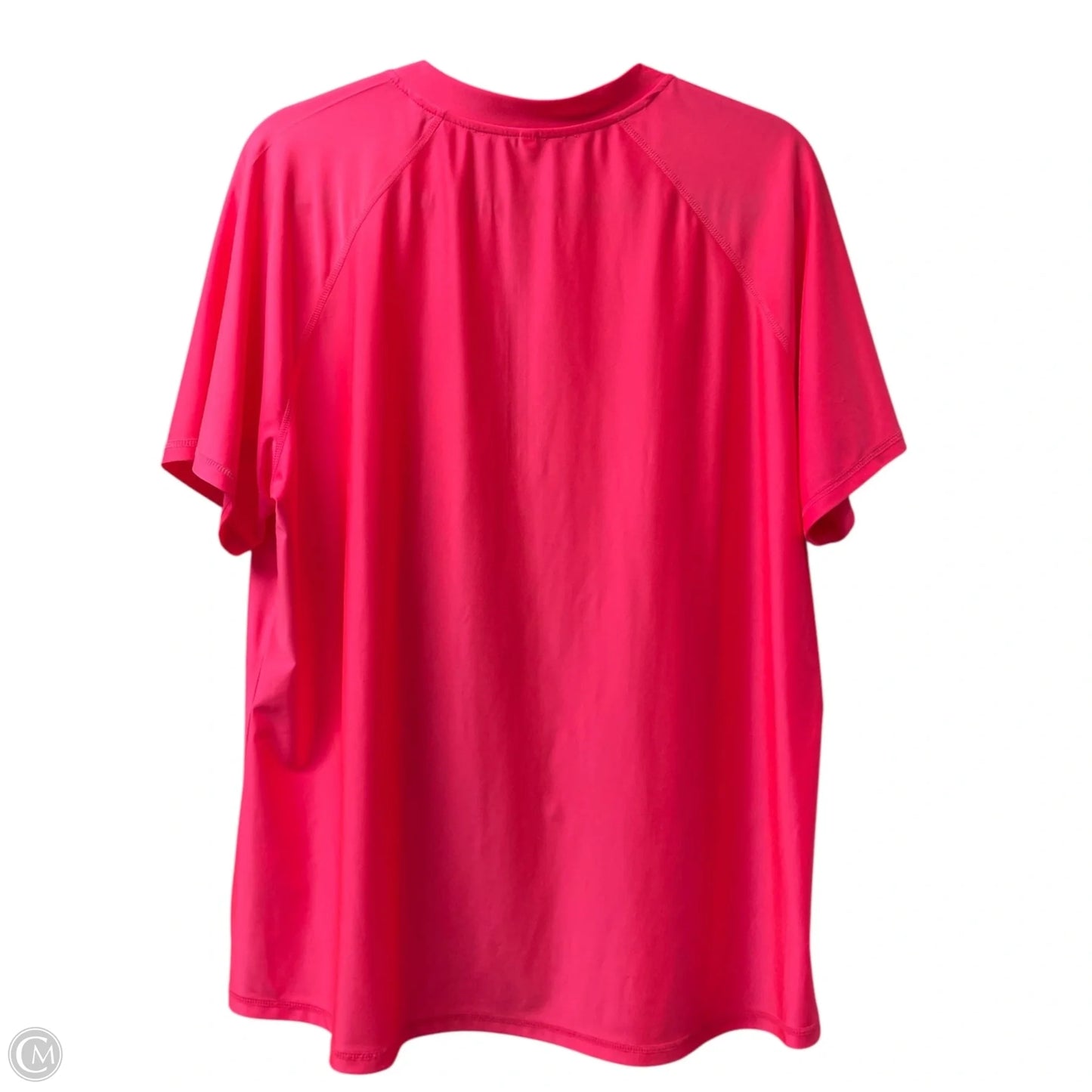 Top Short Sleeve By Clothes Mentor In Pink, Size: 2x