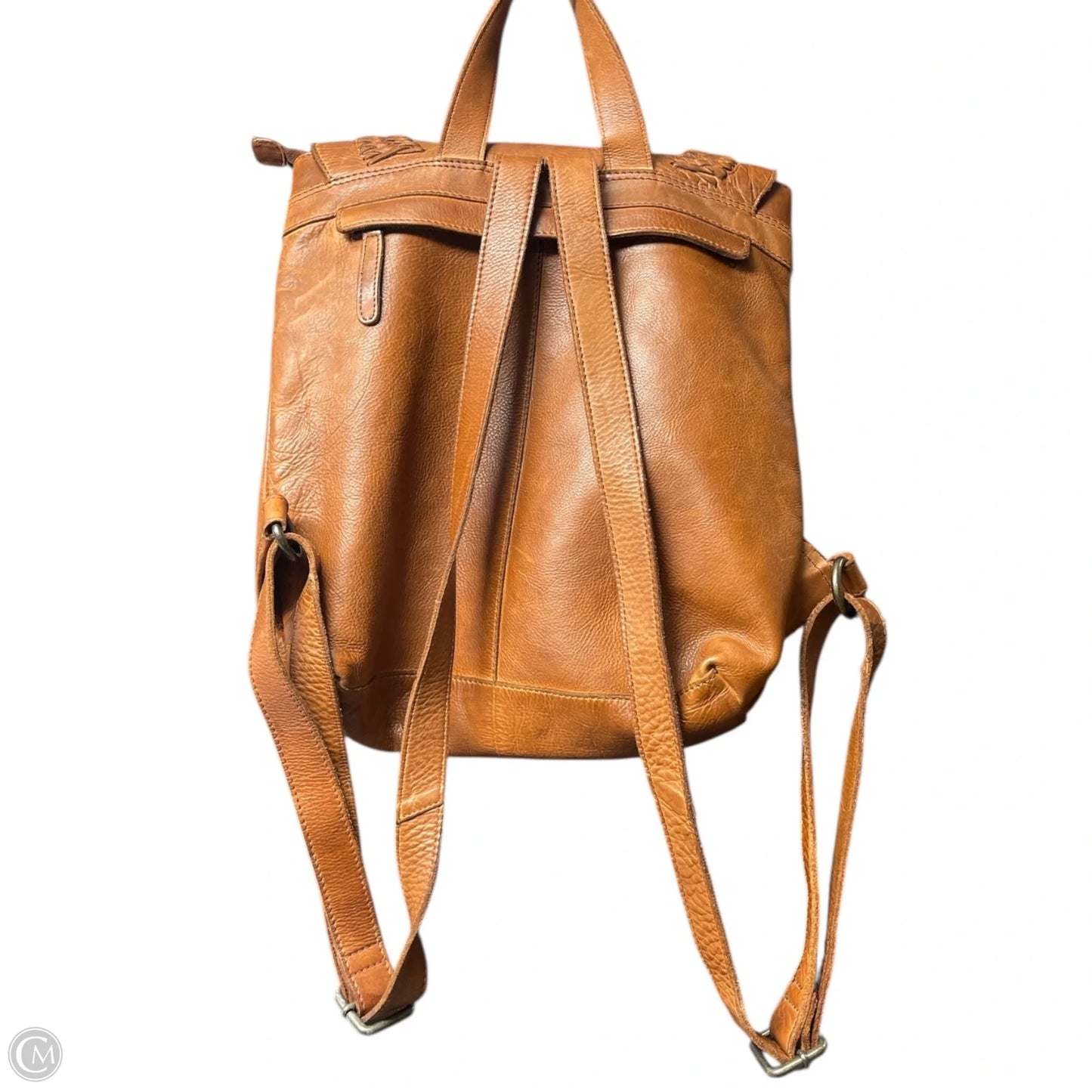 Backpack Leather By Clothes Mentor, Size: Small
