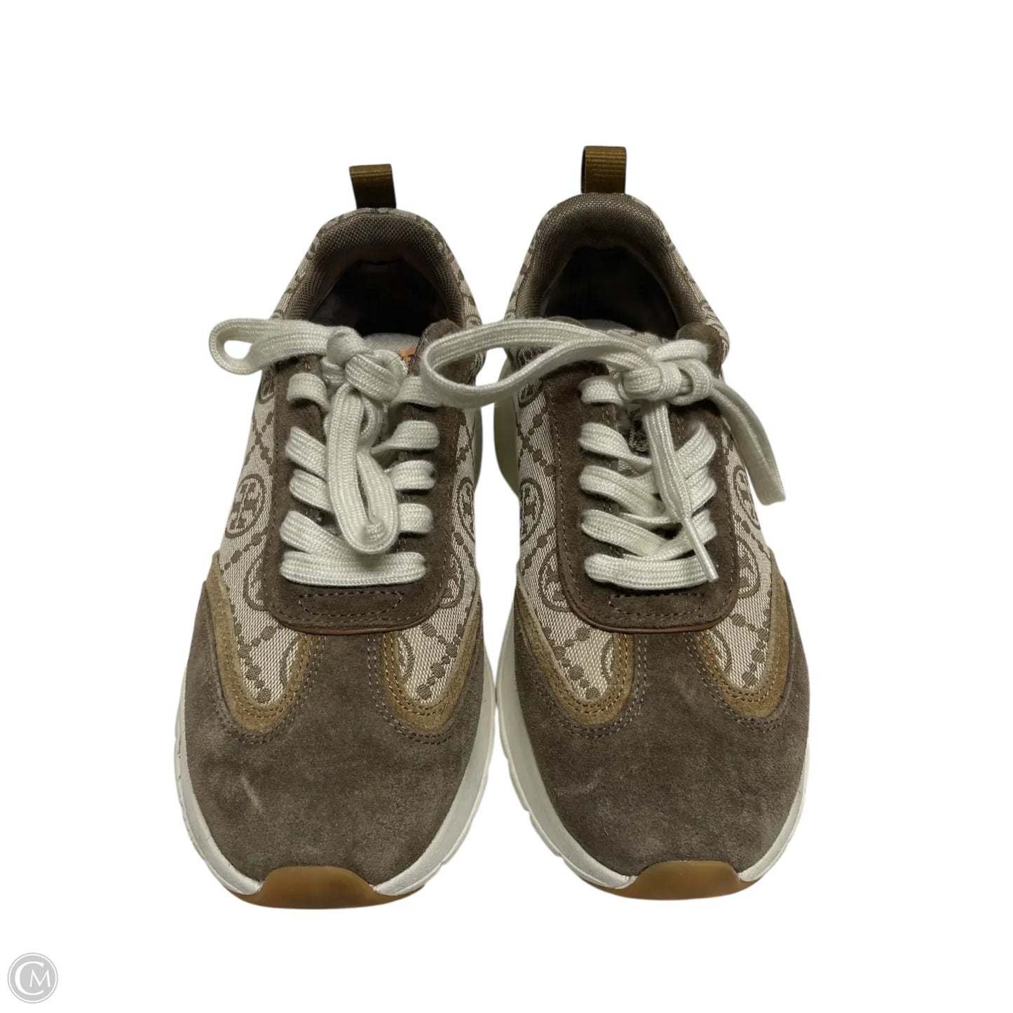 Shoes Designer By Tory Burch In Tan & White, Size: 6.5