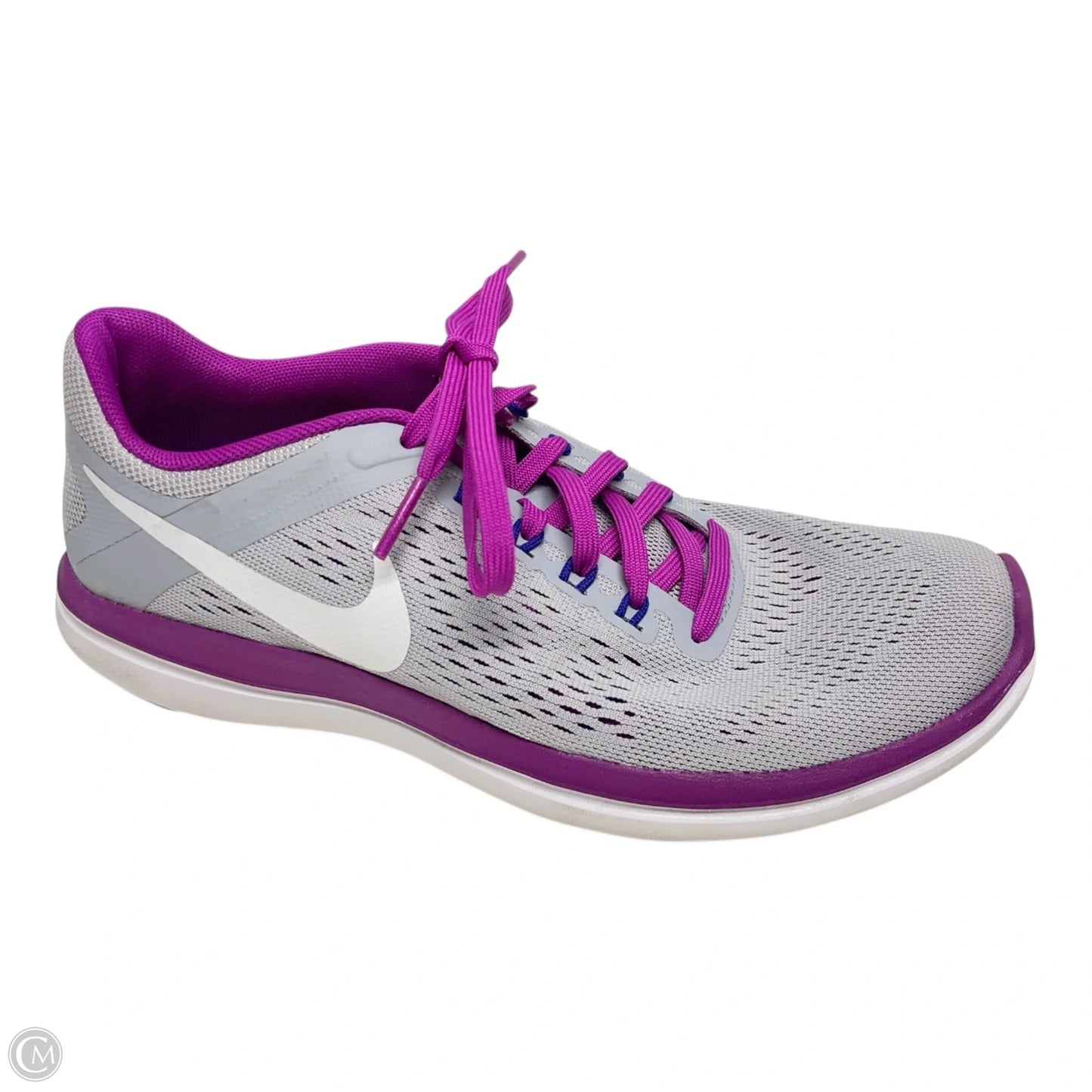 Shoes Athletic By Nike In Grey & Purple, Size: 7