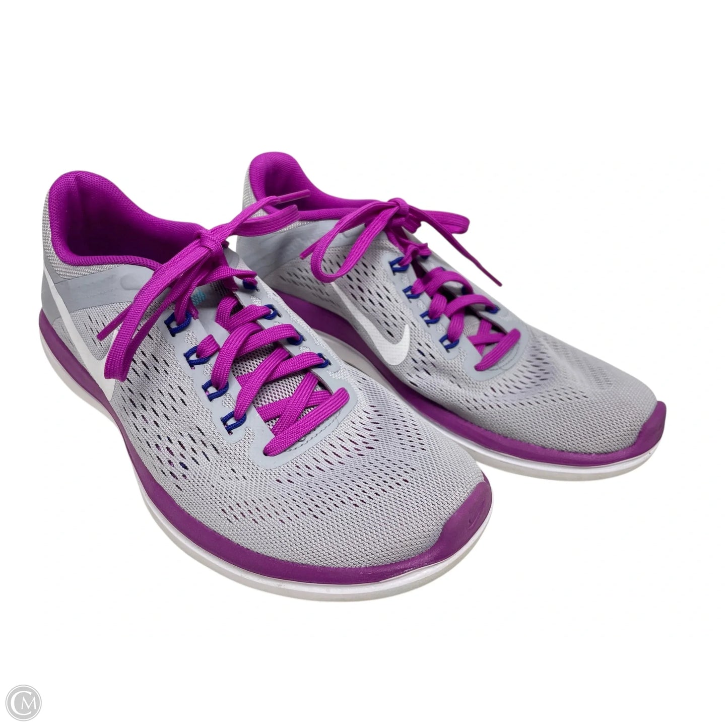 Shoes Athletic By Nike In Grey & Purple, Size: 7