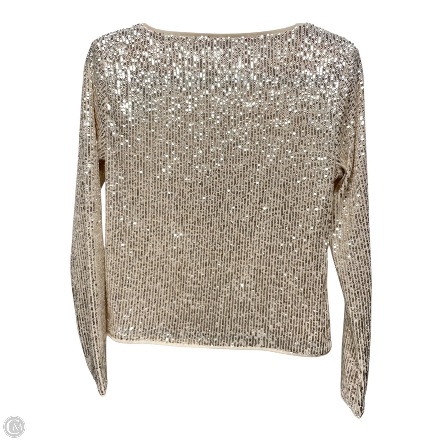 Top Long Sleeve By Loft In Beige, Size: Mp
