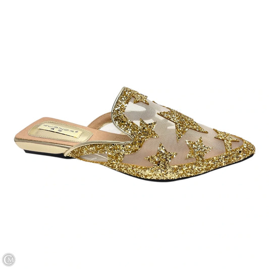 Shoes Flats By YUANDA In Gold, Size: 7.5