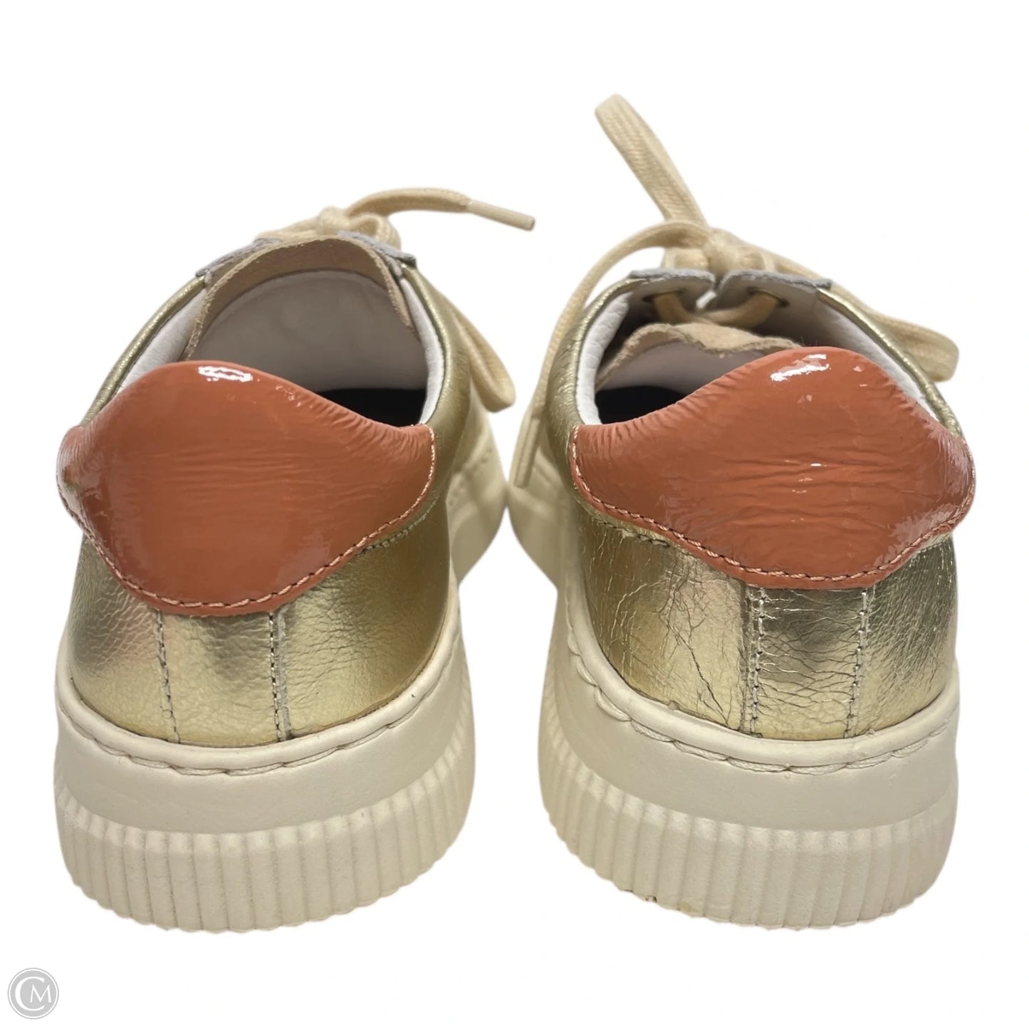 Shoes Sneakers By Sofft In Cream & Tan, Size: 6.5