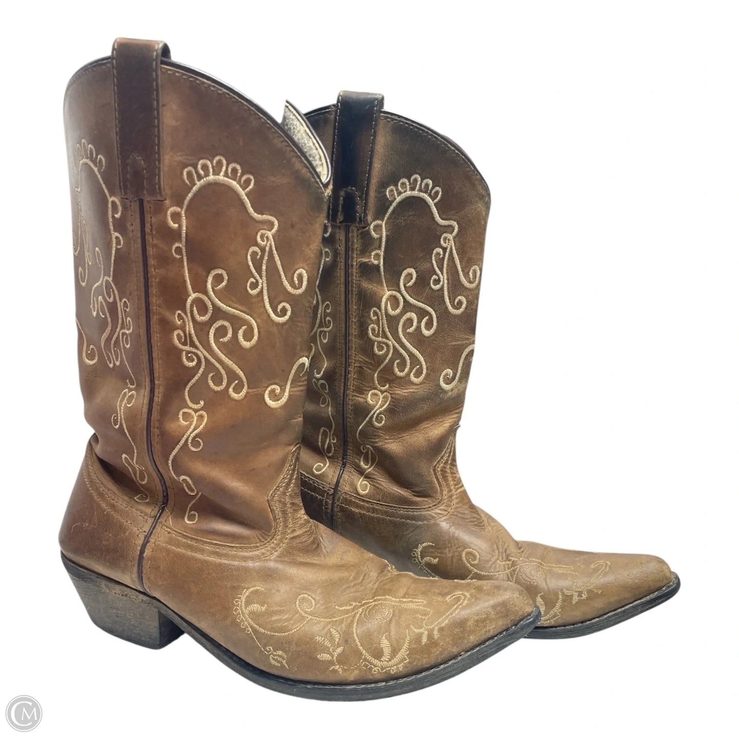 Boots Western By SMOKY MOUNTAIN In Brown, Size: 10