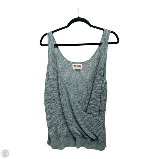 Top Sleeveless By Clothes Mentor In Green, Size: M