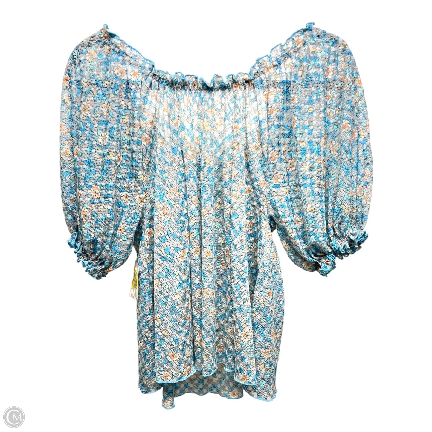 Top Short Sleeve By Free People In Blue, Size: Sp