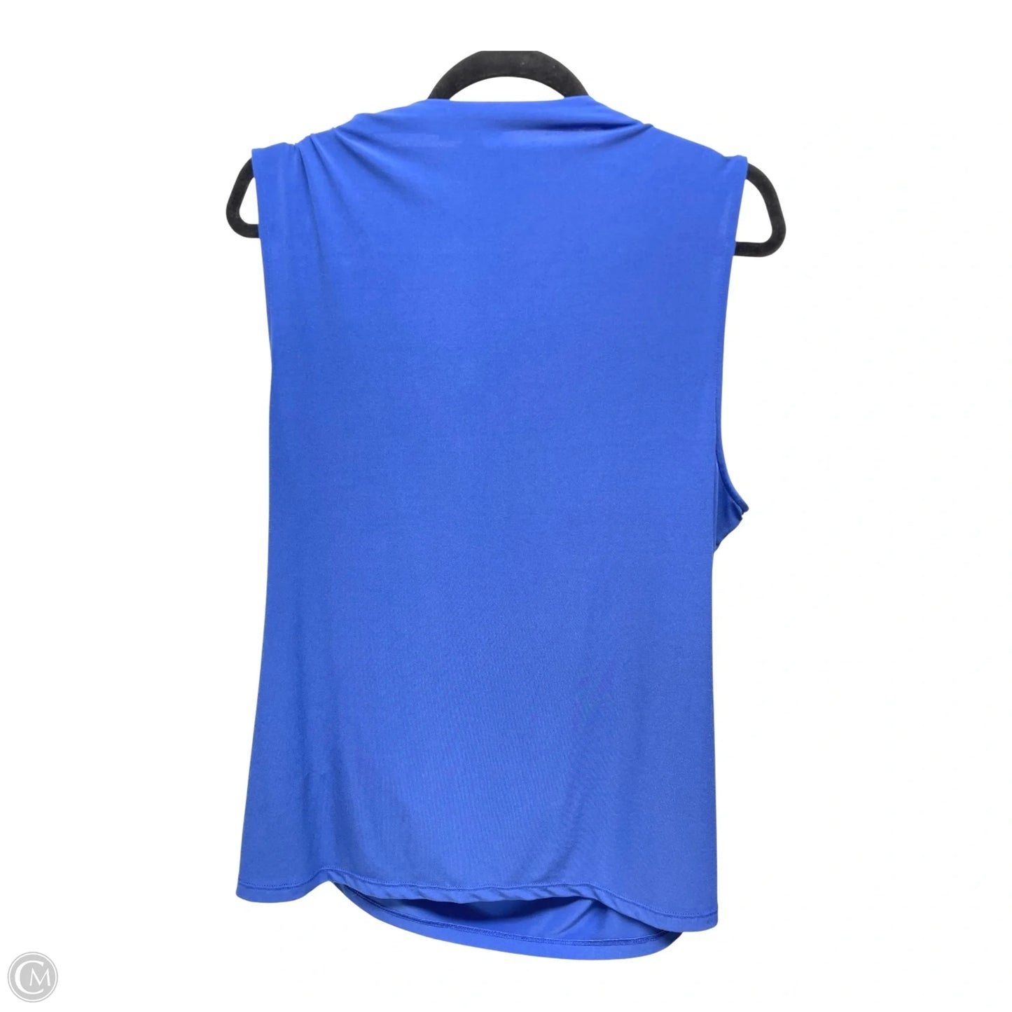 Top Sleeveless By Calvin Klein In Blue, Size: Xl