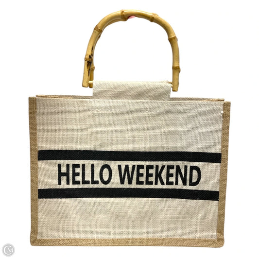 Tote By Clothes Mentor, Size: Small