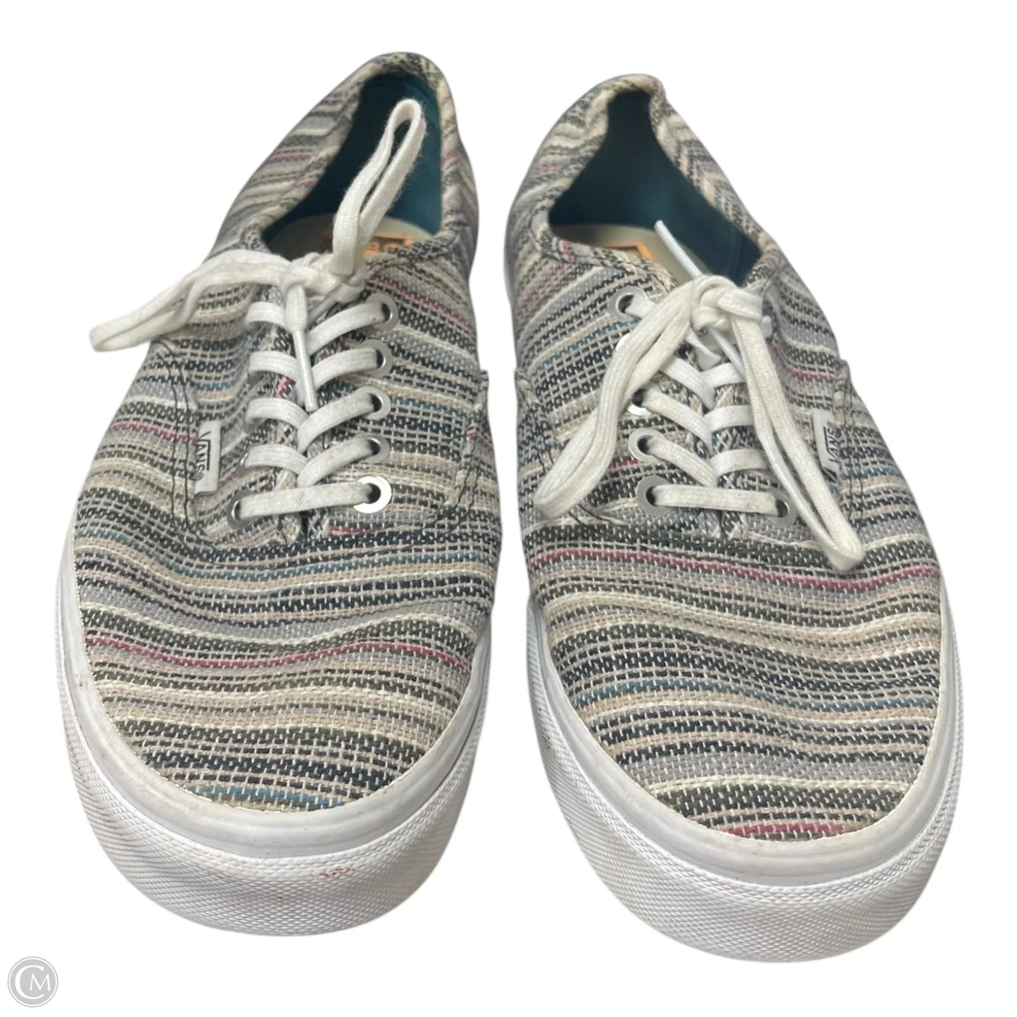 Shoes Sneakers By Vans In Black & White, Size: 7.5