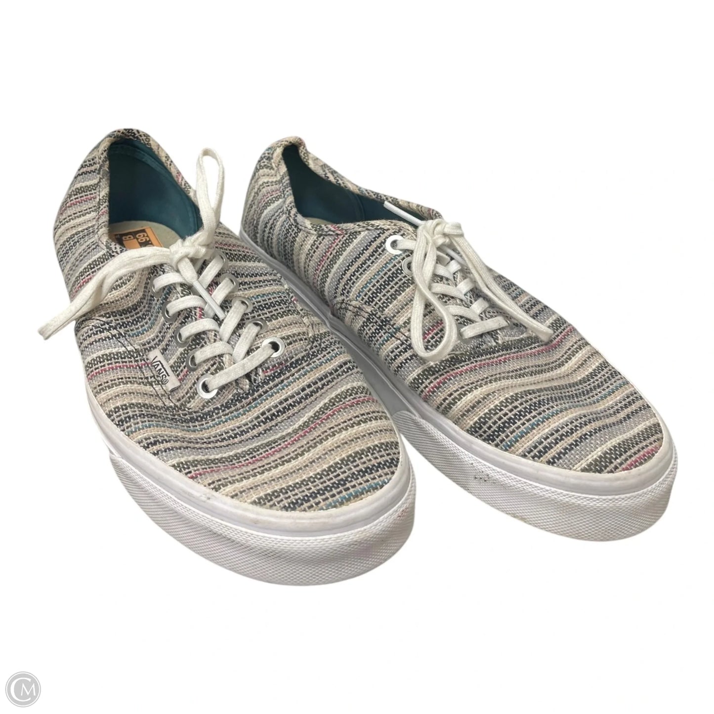 Shoes Sneakers By Vans In Black & White, Size: 7.5