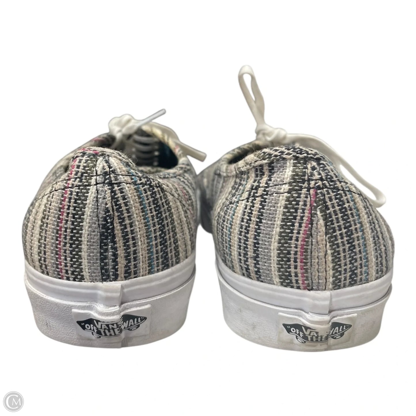 Shoes Sneakers By Vans In Black & White, Size: 7.5