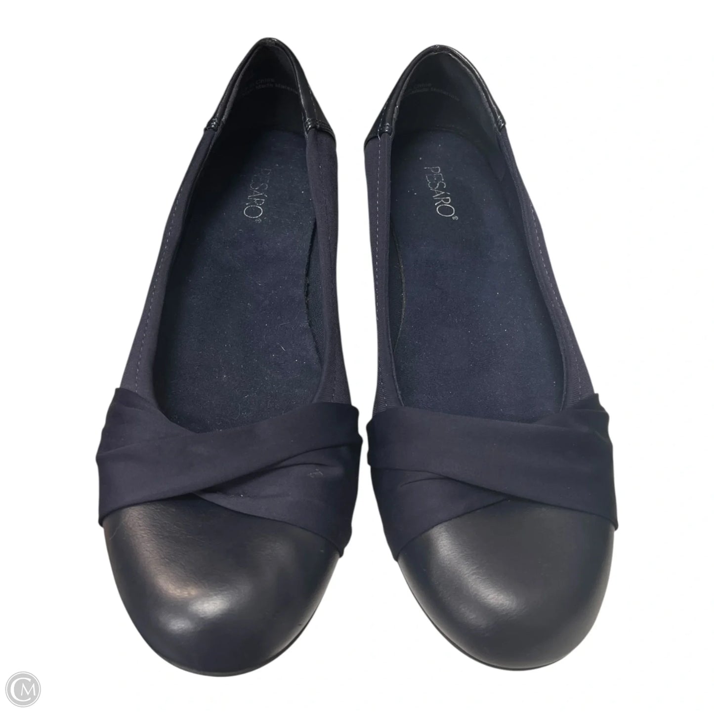 Shoes Flats By Pesaro In Blue, Size: 7