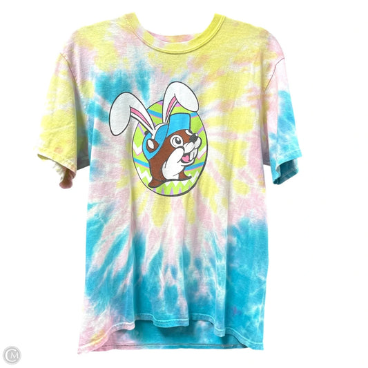 Top Short Sleeve Basic By Clothes Mentor In Multi-colored, Size: M