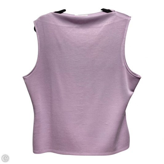 Top Sleeveless By Banana Republic In Purple, Size: Xl