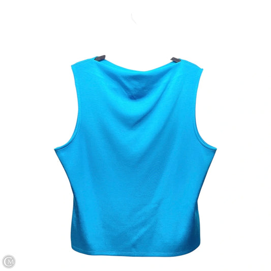 Top Sleeveless By Banana Republic In Blue, Size: Xl