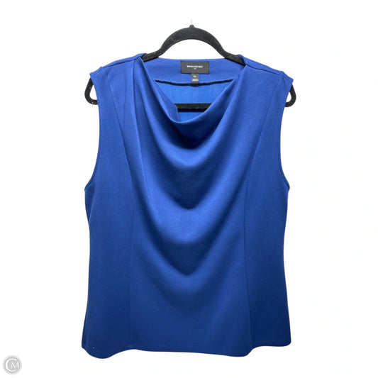 Top Sleeveless By Banana Republic In Blue, Size: Xl