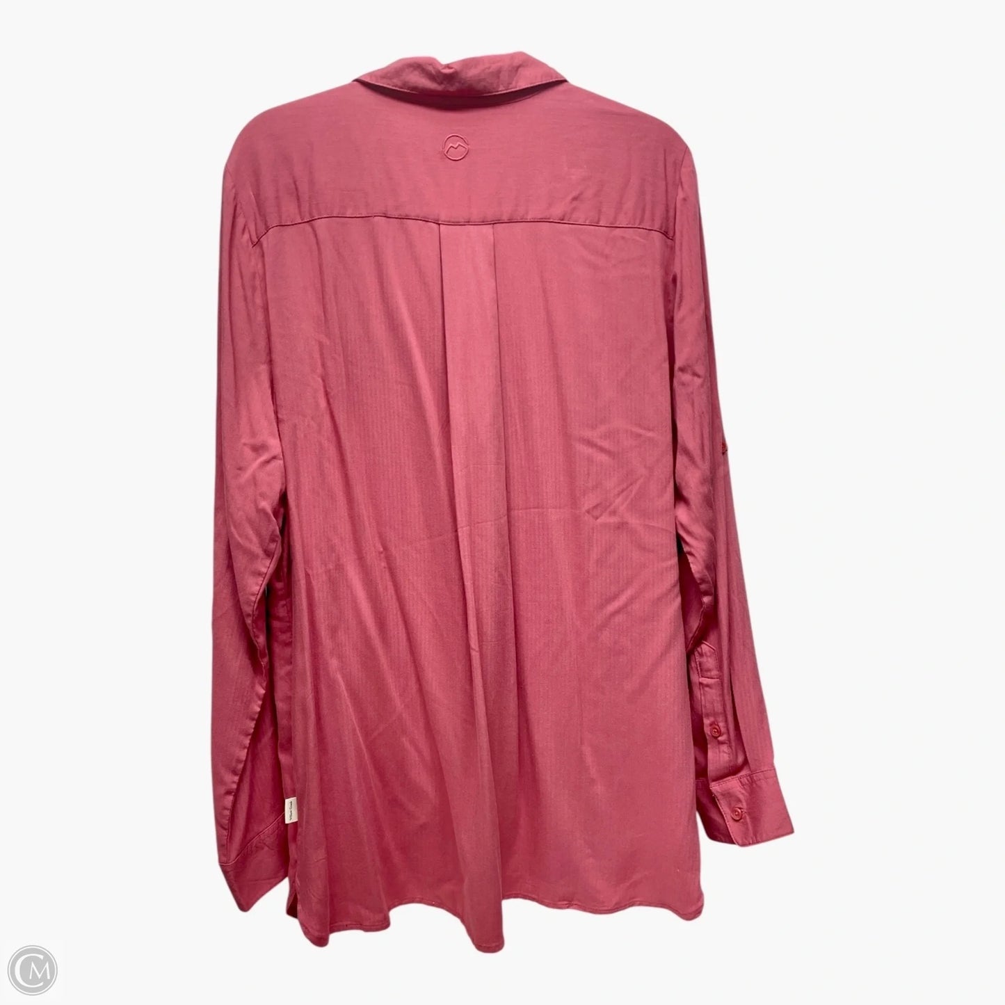 Top Long Sleeve By Magellan In Pink, Size: Xxl