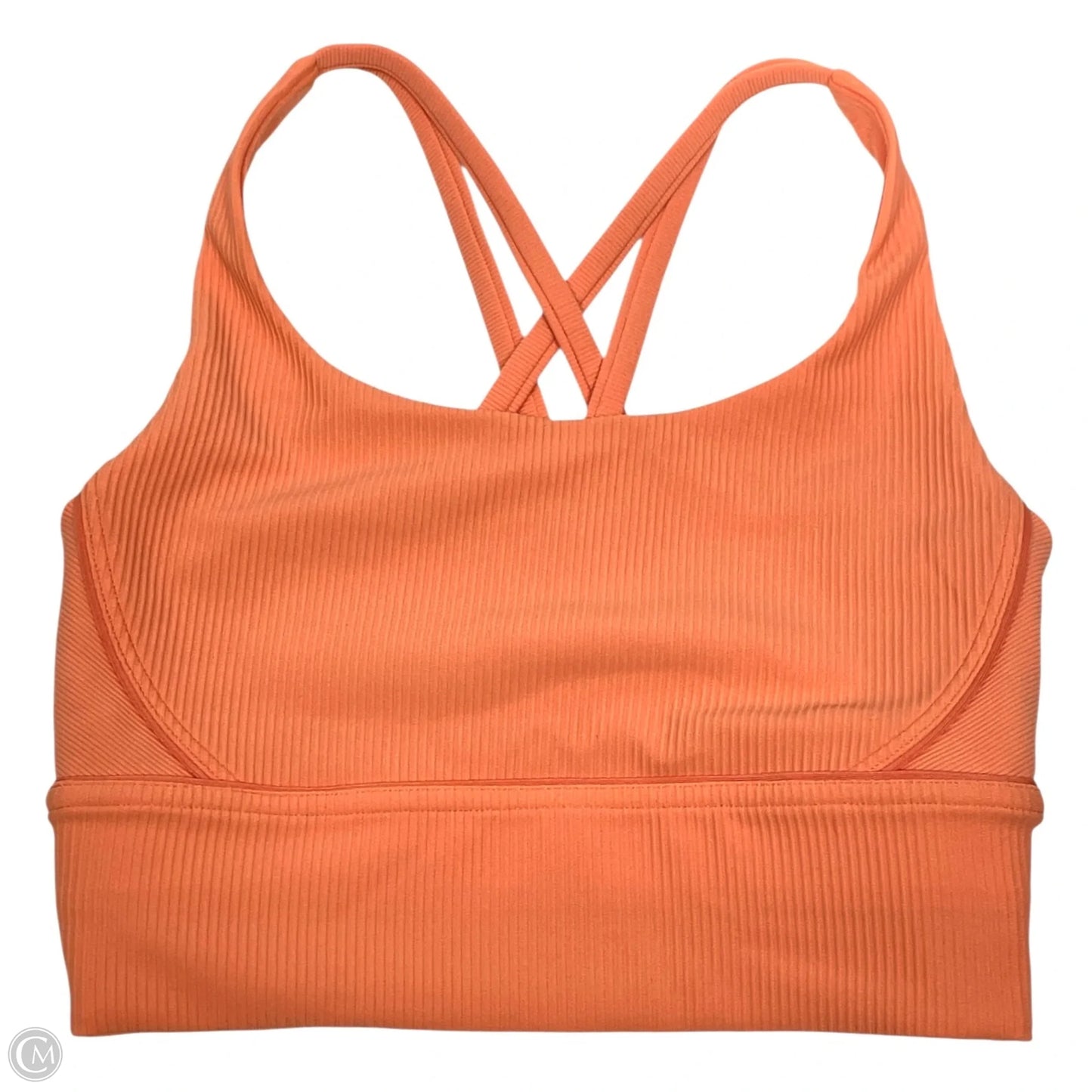 Athletic Bra By Lululemon In Orange, Size: 4