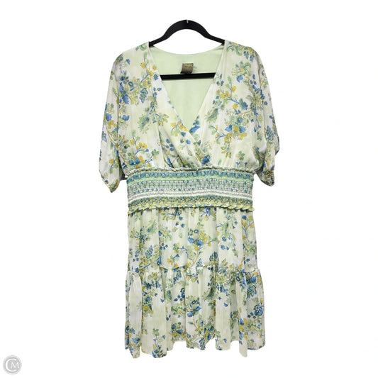 Dress Casual Short By Taylor In Floral Print, Size: L