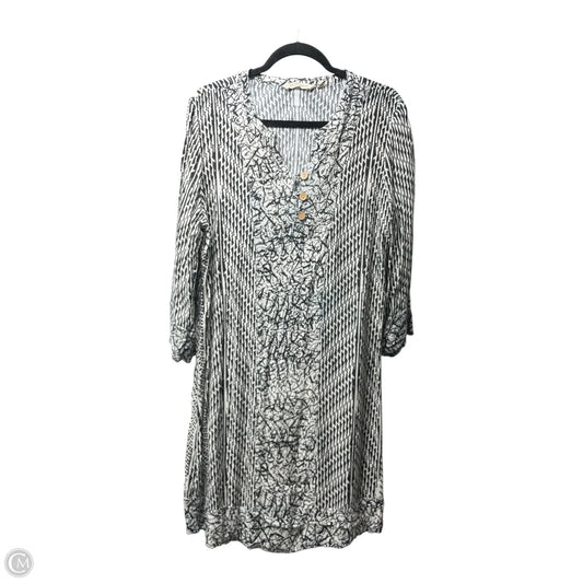 Dress Casual Short By Soft Surroundings In Black & White, Size: L