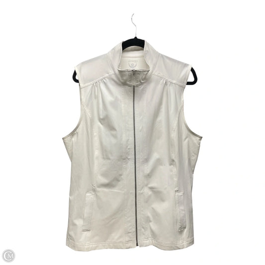 Athletic Jacket By Zenergy By Chicos In White, Size: Xl