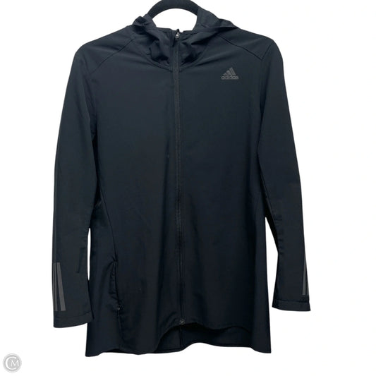 Athletic Jacket By Adidas In Black, Size: L