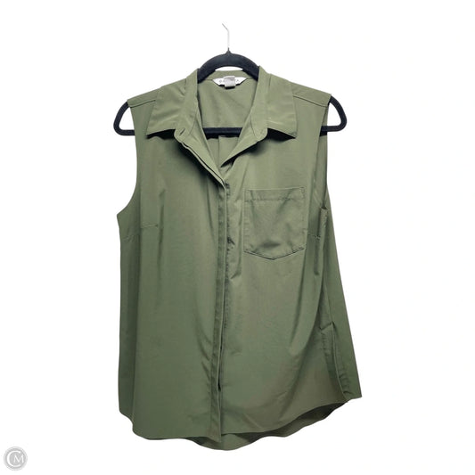 Top Sleeveless By Athleta In Green, Size: M