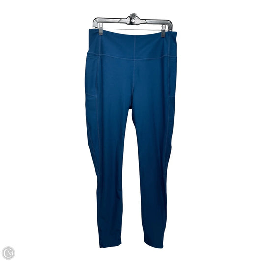 Athletic Leggings By Mondetta In Blue, Size: L