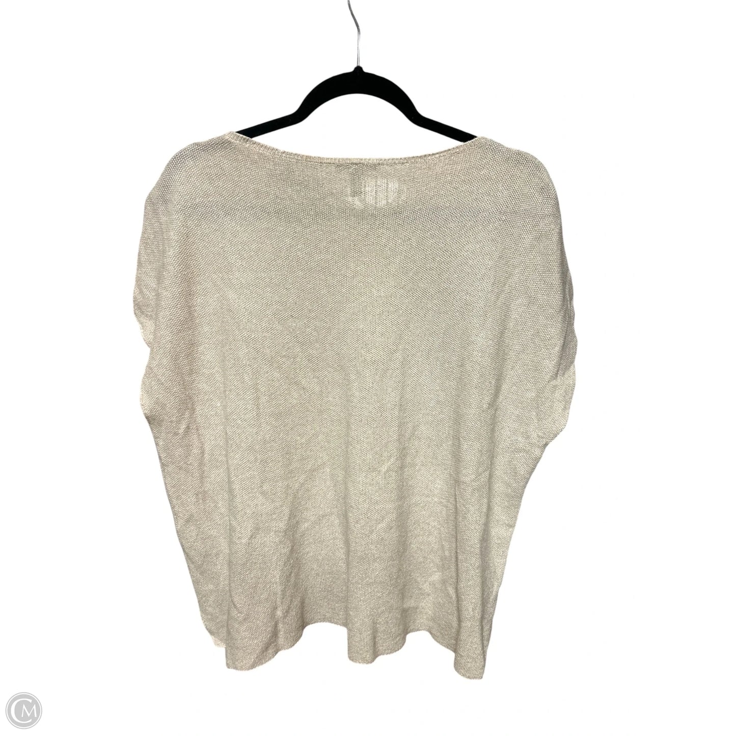 Top Short Sleeve By Eileen Fisher In Cream, Size: Sp