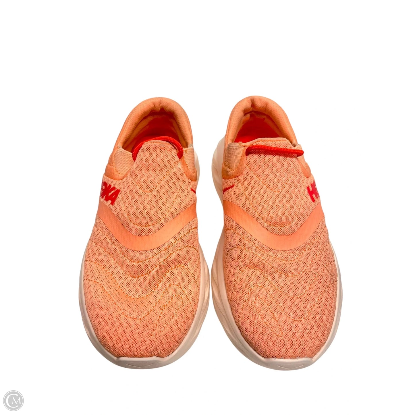 Shoes Athletic By Hoka In Orange & White, Size: 7