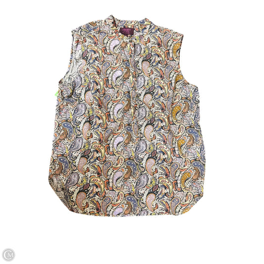 Top Sleeveless By J. Crew In Multi-colored, Size: 6