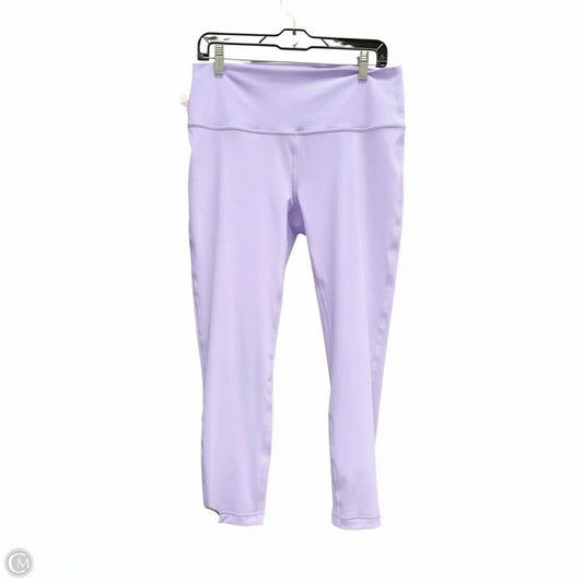 Athletic Leggings By Lululemon In Blue, Size: 12