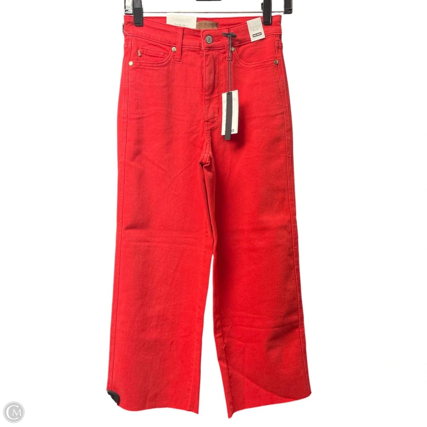 Jeans Straight By Judy Blue In Red, Size: 2