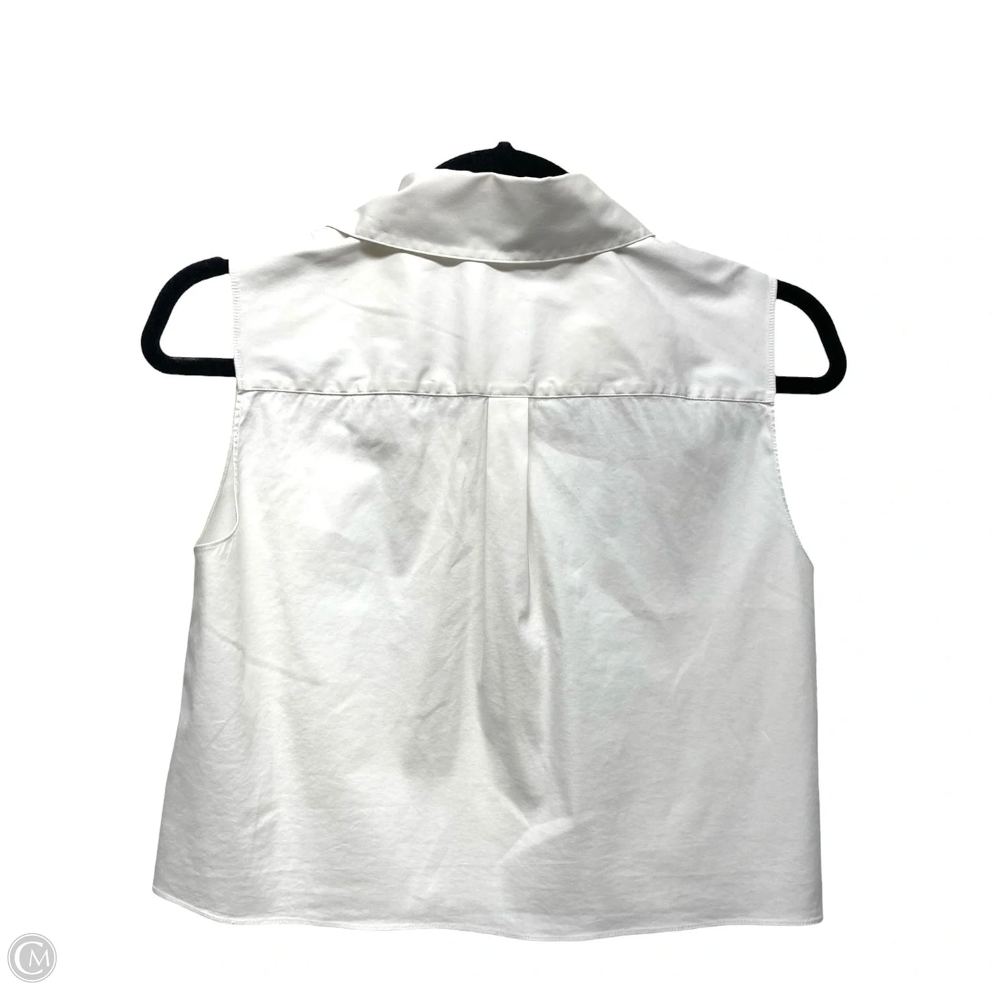 Top Sleeveless By Theory In White, Size: S