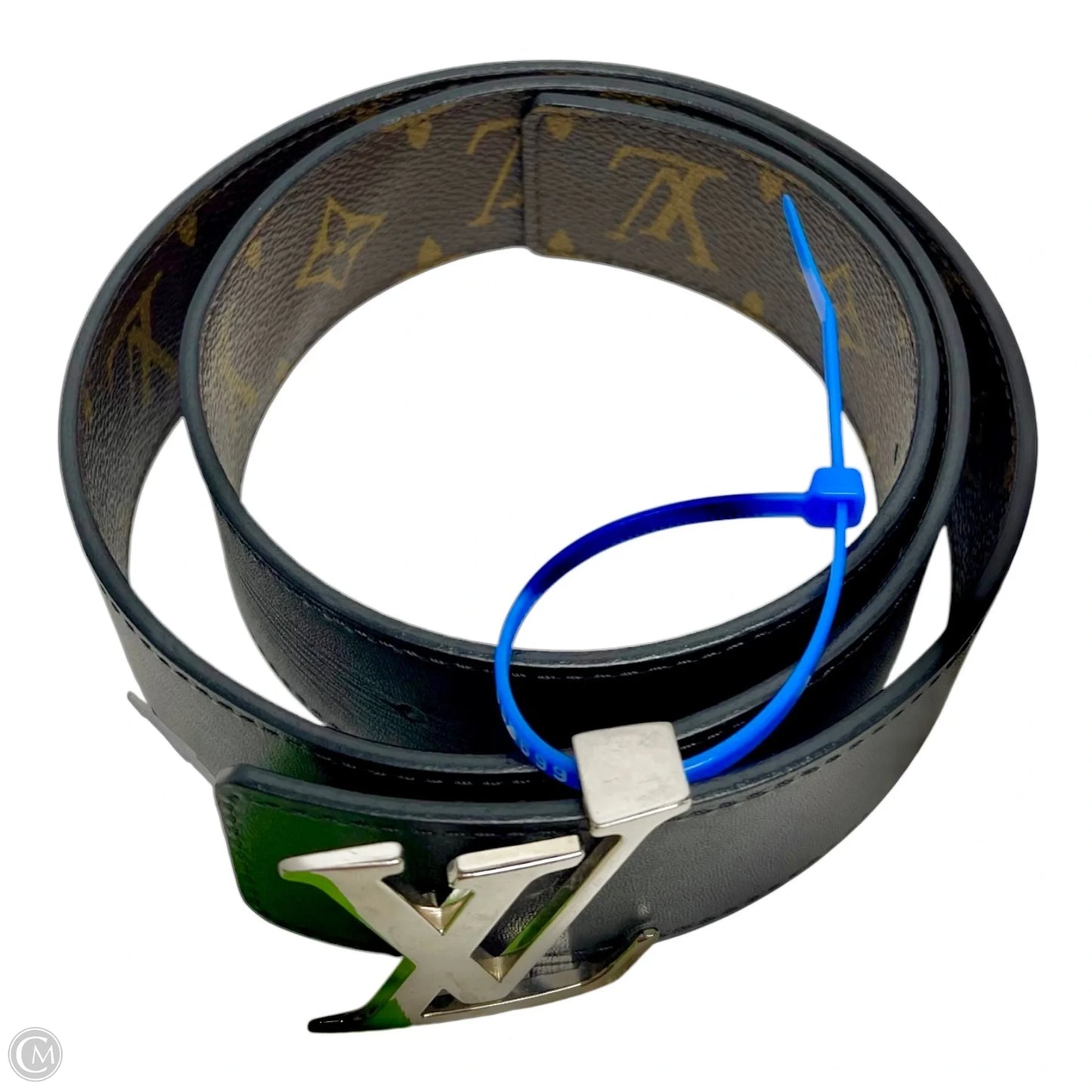 Reversible Belt Luxury Designer By Louis Vuitton, Size: Small