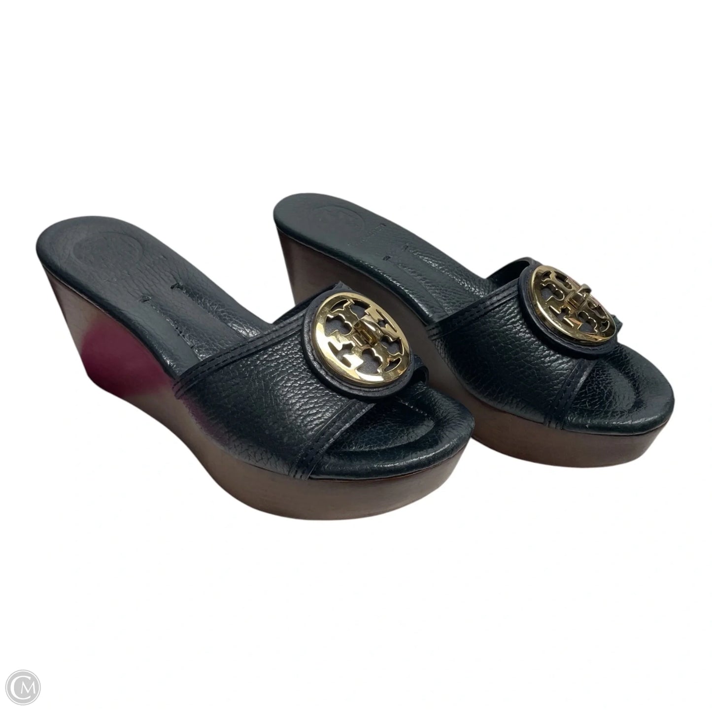Sandals Designer By Tory Burch In Black, Size: 5