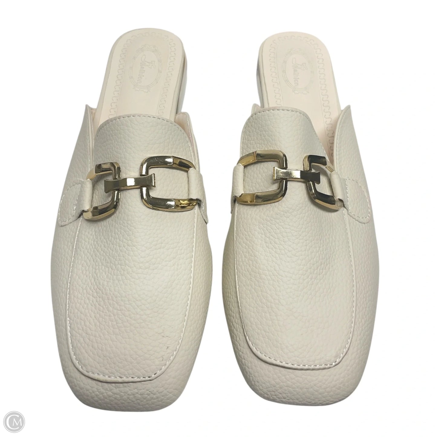 Shoes Flats By Clothes Mentor In White, Size: 9.5
