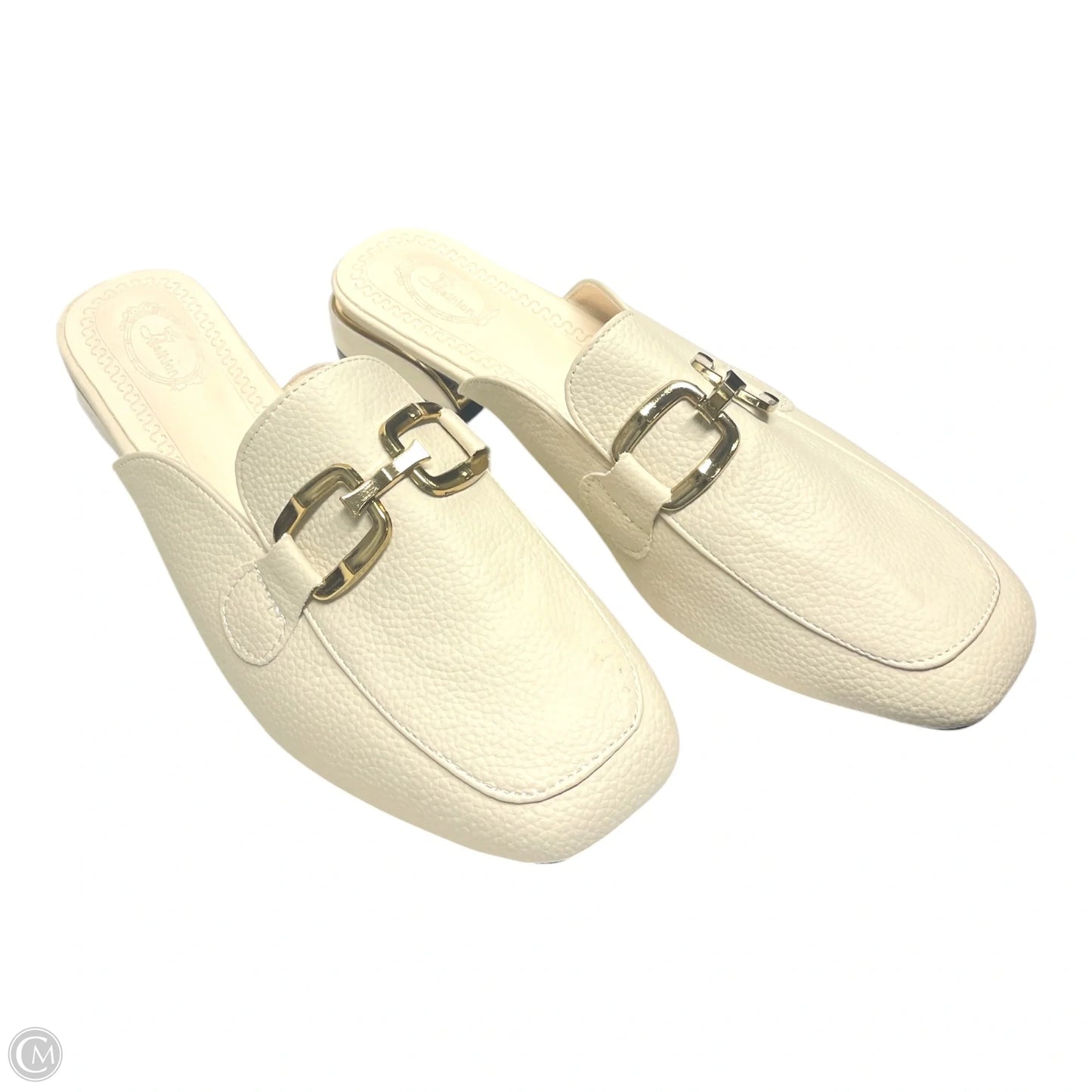 Shoes Flats By Clothes Mentor In White, Size: 9.5