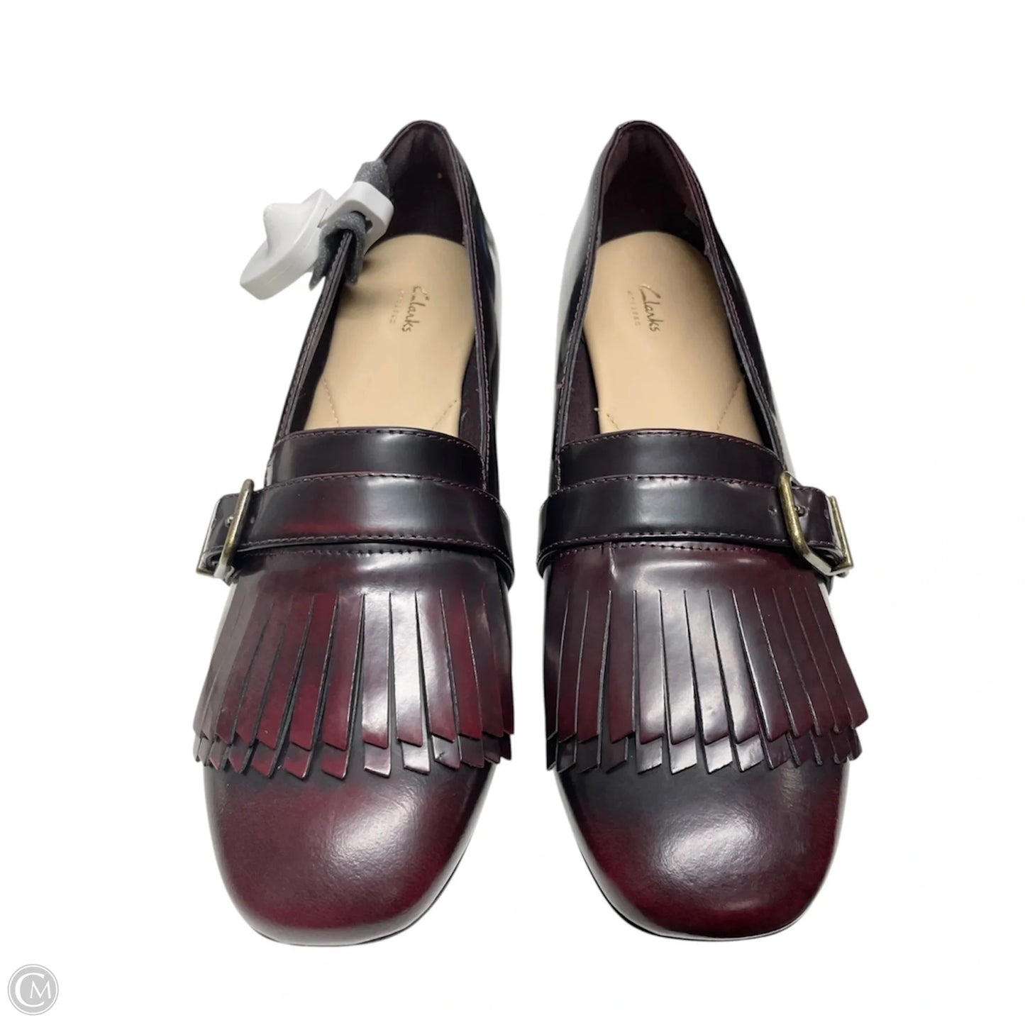 Shoes Heels Block By Clarks In Brown, Size: 8