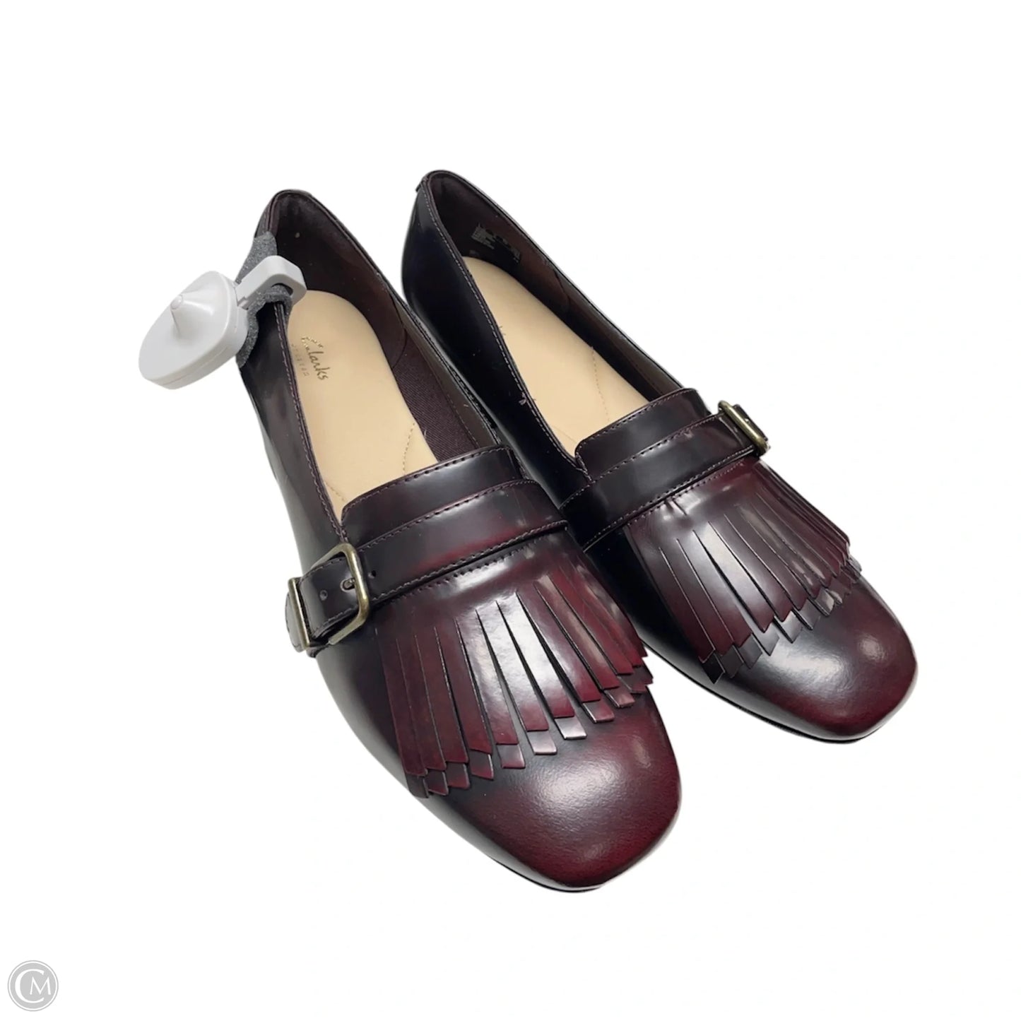 Shoes Heels Block By Clarks In Brown, Size: 8